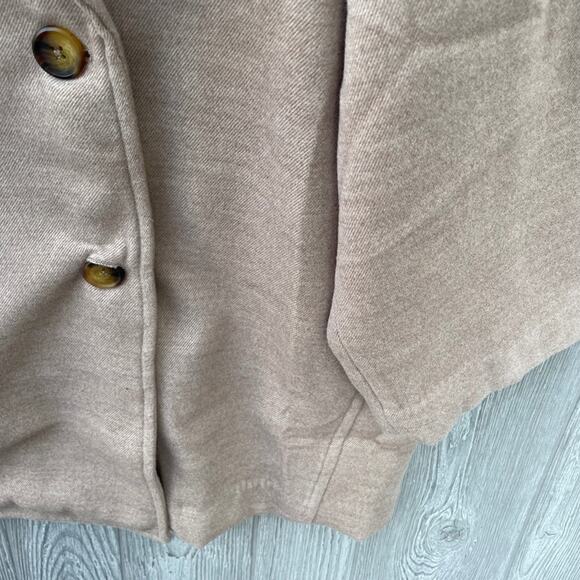 Free People Hannah Slouchy Blazer Coat Camel - Picture 5 of 8